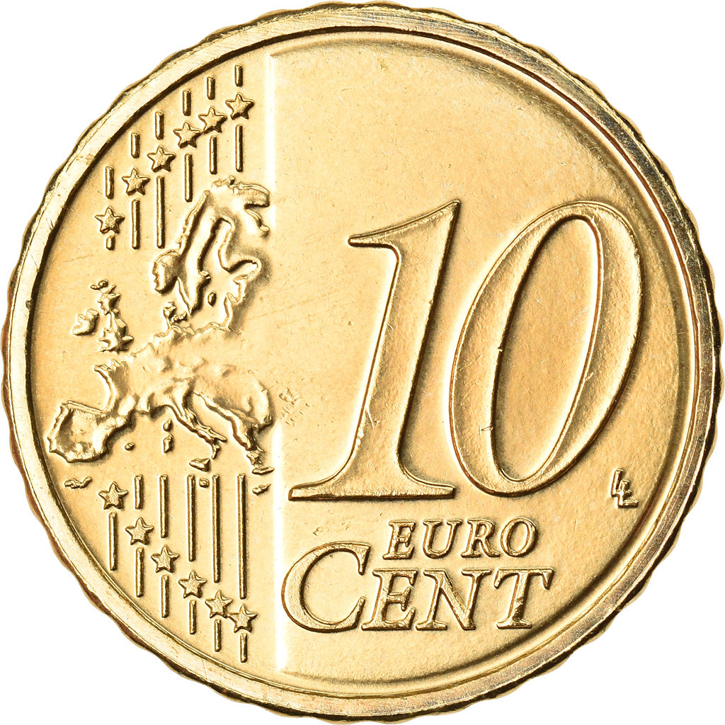 Lussemburgo, 10 Euro Cent, 2018, SPL, Ottone, KM:New