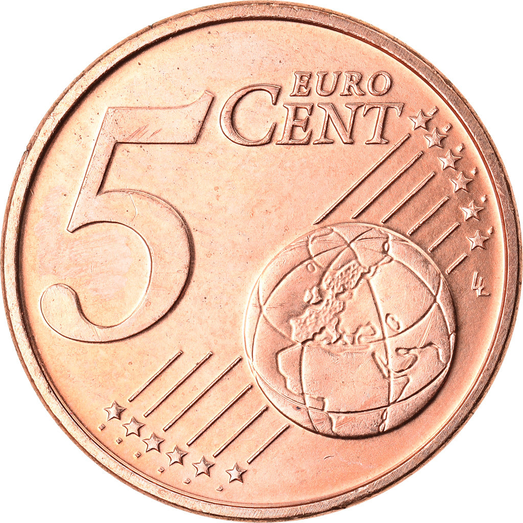 Lussemburgo, 5 Euro Cent, 2018, SPL, Acciaio placcato rame, KM:New