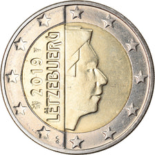 Luxembourg, 2 Euro, 2019, MS(63), Bi-Metallic, KM:New