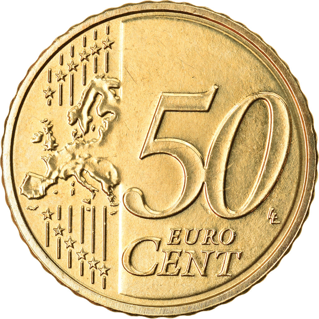Luxemburgo, 50 Euro Cent, 2019, MS(63), Latão, KM:New