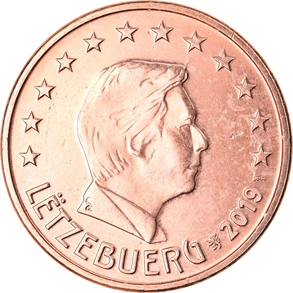 Luxemburg, 5 Euro Cent, 2019, UNZ, Copper Plated Steel, KM:New
