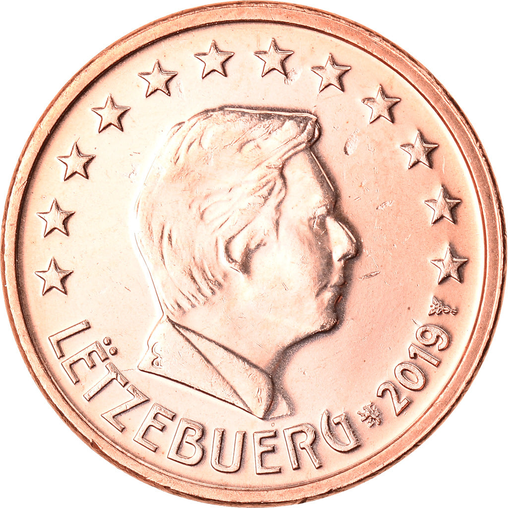 Luxemburgo, Euro Cent, 2019, SC, Cobre chapado en acero, KM:New
