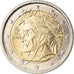 Włochy, 2 Euro, 2002, Rome, MS(63), Bimetaliczny, KM:217