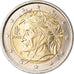 Italy, 2 Euro, 2002, MS(63), Bi-Metallic, KM:217