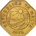 Malta, 25 Cents, 1975, AU(50-53), Brass, KM:29