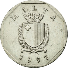 Coin, Malta, 50 Cents, 1991, AU(50-53), Copper-nickel, KM:98