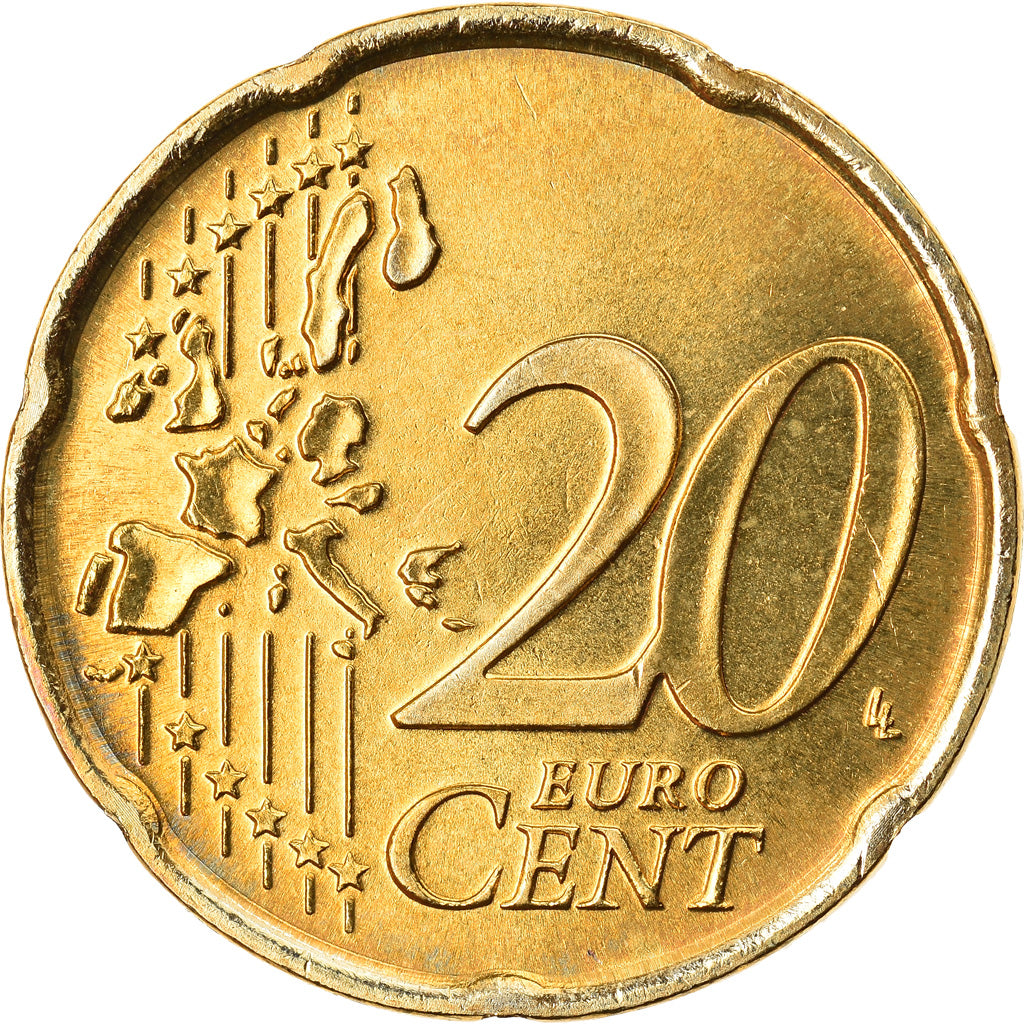Italia, 20 Euro Cent, 2006, SPL, Ottone, KM:214