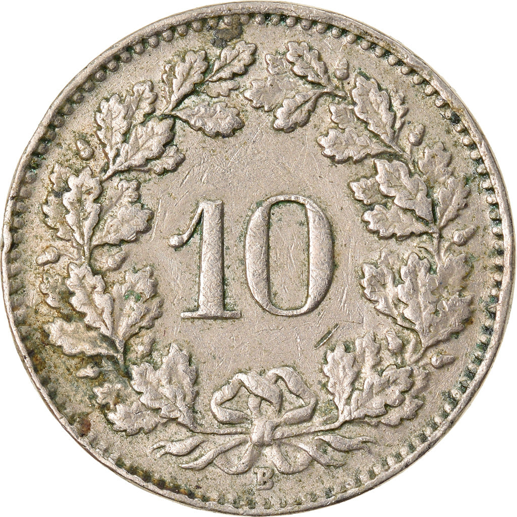 Monnaie, Suisse, 10 Rappen, 1954, Bern, TB+, Copper-nickel, KM:27