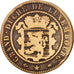 Coin, Luxembourg, William III, 10 Centimes, 1855, Paris, VF(20-25), Bronze