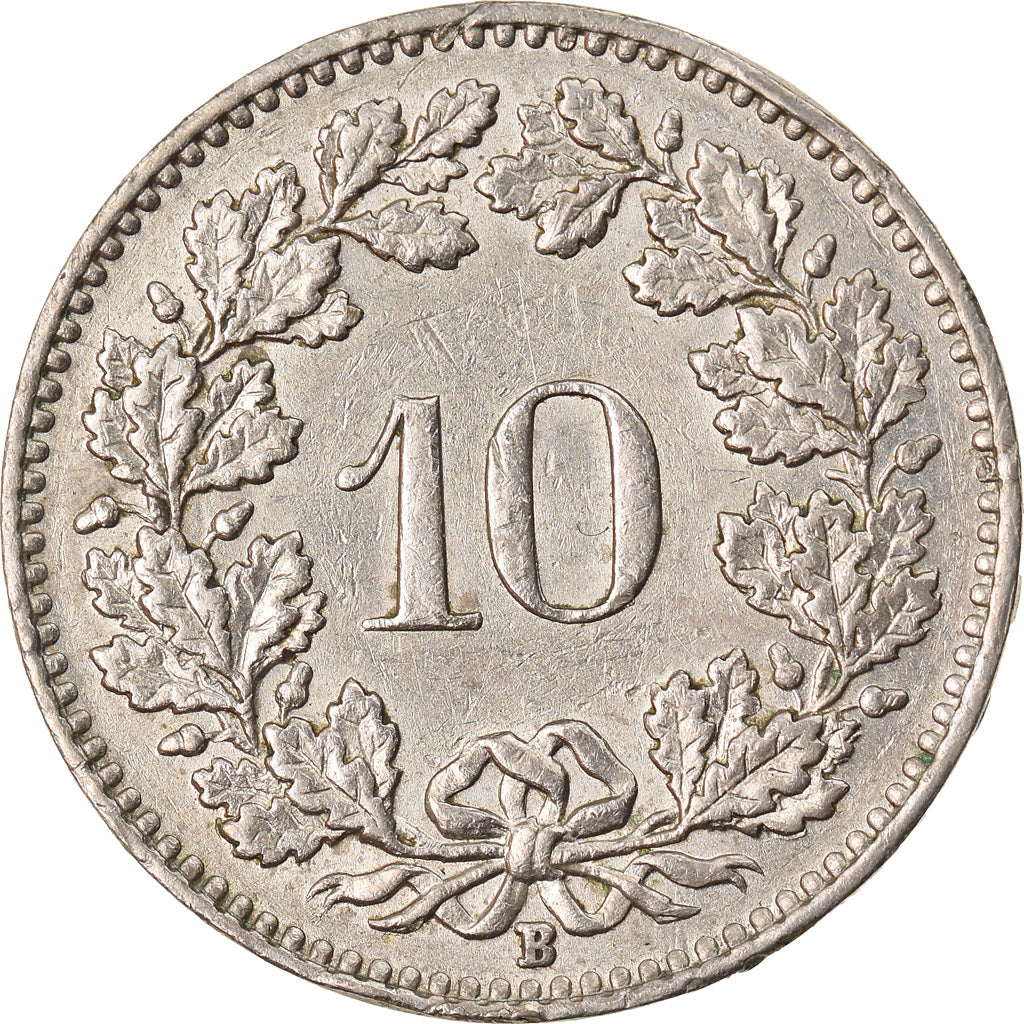 Monnaie, Suisse, 10 Rappen, 1958, Bern, TB+, Copper-nickel, KM:27