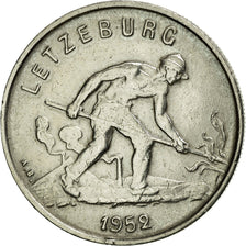 Coin, Luxembourg, Charlotte, Franc, 1952, AU(50-53), Copper-nickel, KM:46.2