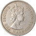 Coin, Hong Kong, Elizabeth II, 50 Cents, 1971, EF(40-45), Copper-nickel, KM:34