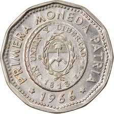 Coin, Argentina, 25 Pesos, 1966, AU(50-53), Nickel Clad Steel, KM:61