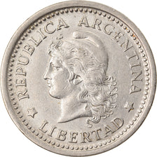 Münze, Argentinien, Peso, 1957, SS, Nickel Clad Steel, KM:57
