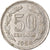 Moeda, Argentina, 50 Centavos, 1958, EF(40-45), Aço Revestido a Níquel, KM:56