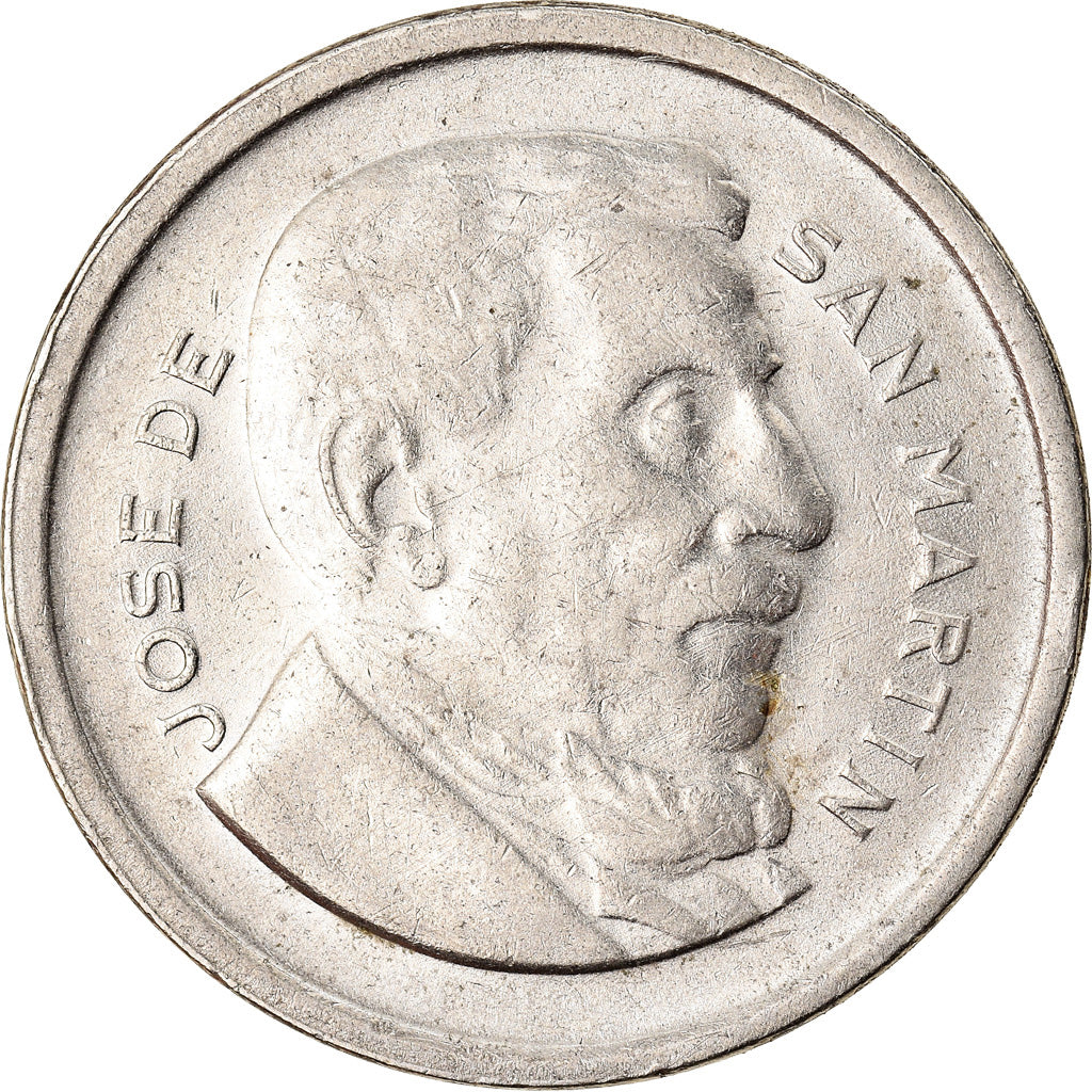 Moeda, Argentina, 50 Centavos, 1952, EF(40-45), Aço Revestido a Níquel, KM:49