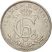 Luxembourg, Charlotte, 2 Francs, 1924, AU(50-53), Nickel, KM:36