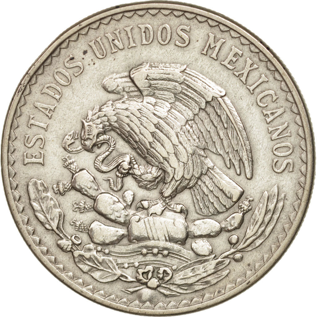 Mexico, Peso, 1947, Mexico City, AU(50-53), Silver, KM:456
