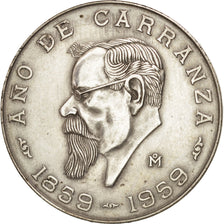 Mexico, 5 Pesos, 1959, Mexico City, AU(50-53), Silver, KM:471