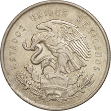 Mexico, Peso, 1950, Mexico City, AU(50-53), Silver, KM:457