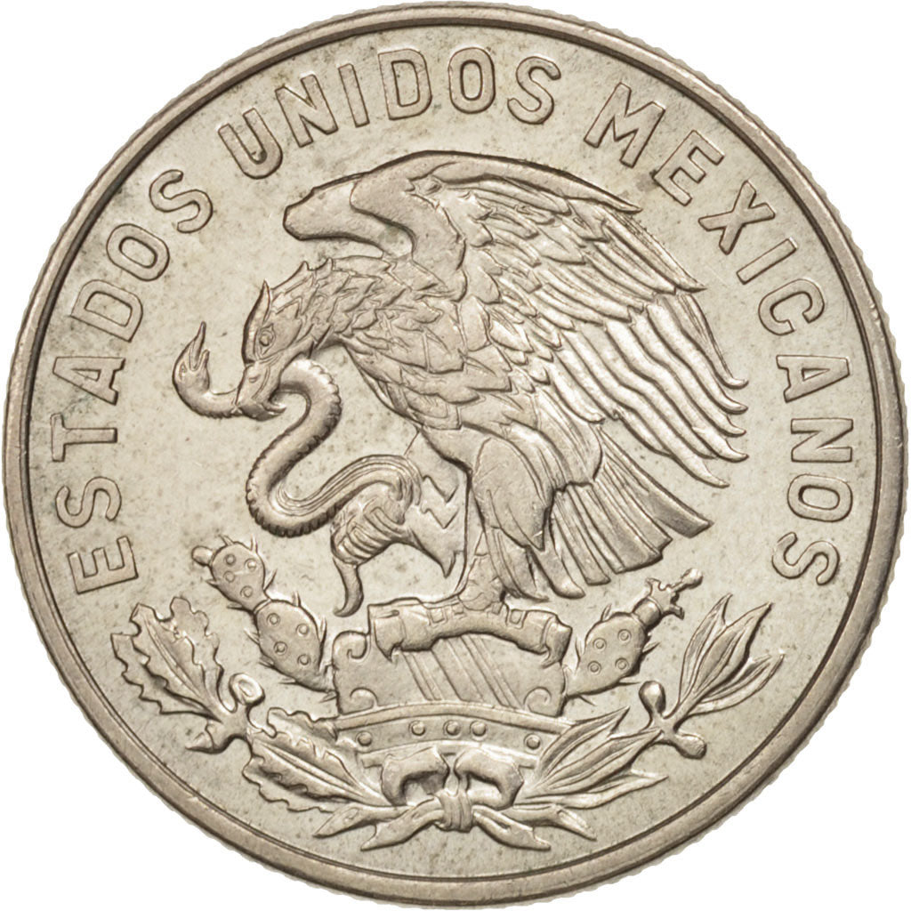 Coin, Mexico, 50 Centavos, 1965, Mexico City, AU(55-58), Copper-nickel, KM:451