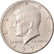 Moneta, Stati Uniti, Kennedy Half Dollar, Half Dollar, 1971, U.S. Mint, Denver