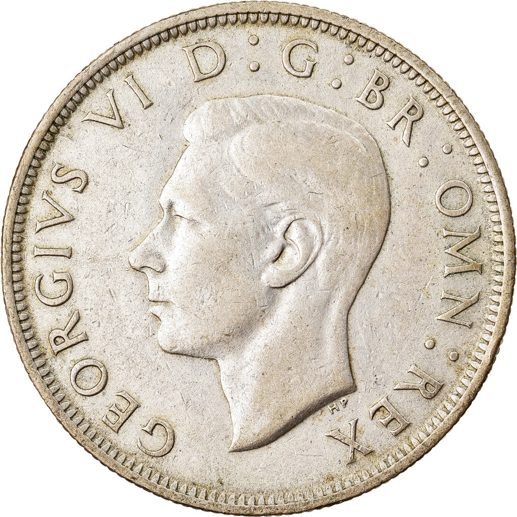 Coin, Great Britain, George VI, 1/2 Crown, 1942, EF(40-45), Silver, KM:856