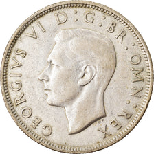 Coin, Great Britain, George VI, 1/2 Crown, 1942, EF(40-45), Silver, KM:856