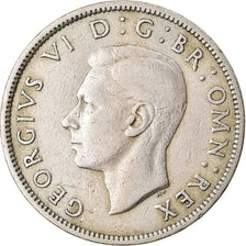 Moneta, Gran Bretagna, George VI, Florin, Two Shillings, 1951, BB, Rame-nichel