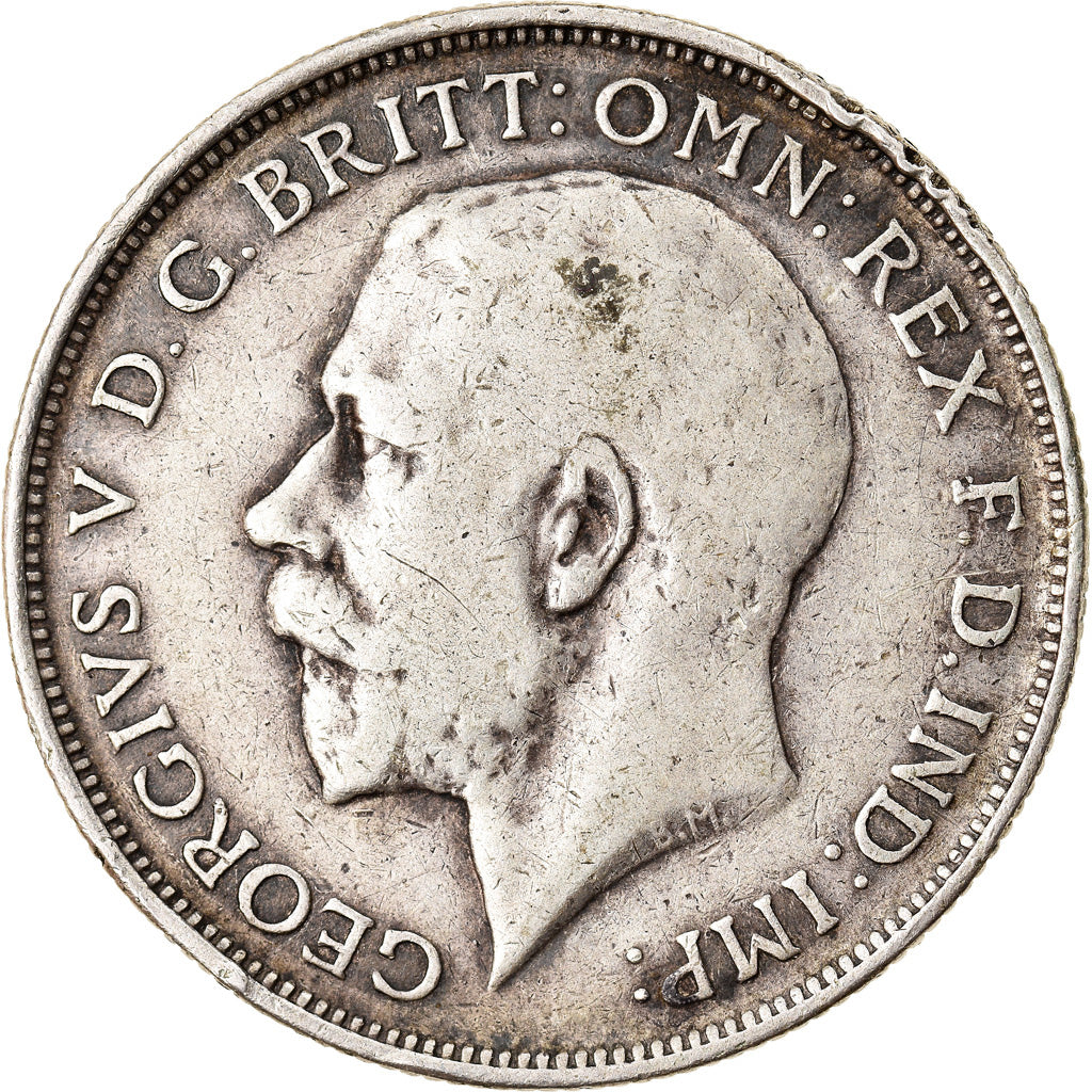 Coin, Great Britain, George V, Florin, Two Shillings, 1919, EF(40-45), Silver
