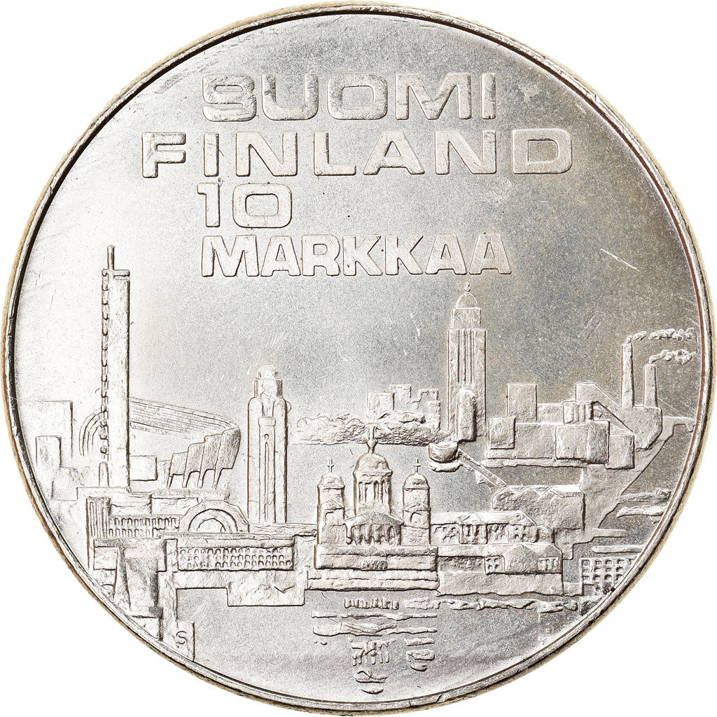 Coin, Finland, 10 Markkaa, 1971, AU(50-53), Silver, KM:52