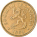 Moneta, Finlandia, 10 Pennia, 1969, BB, Alluminio-bronzo, KM:46