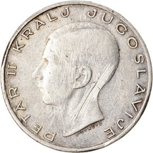 Münze, Jugoslawien, Petar II, 20 Dinara, 1938, SS, Silber, KM:23
