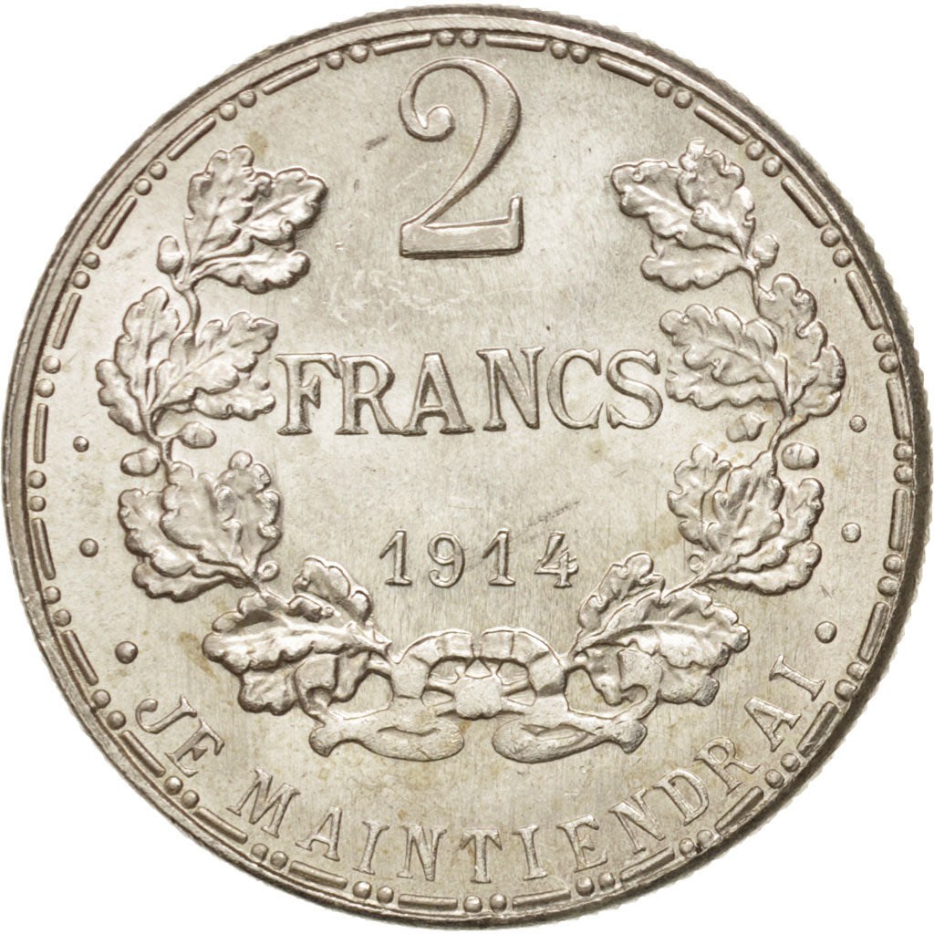 Luxembourg, 2 Francs, 1914, Pattern, MS(63), Silver, KM:E30