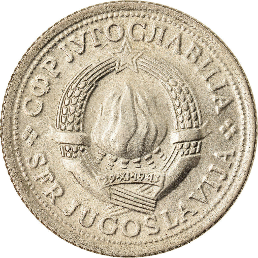 Coin, Yugoslavia, Dinar, 1974, AU(50-53), Copper-Nickel-Zinc, KM:59