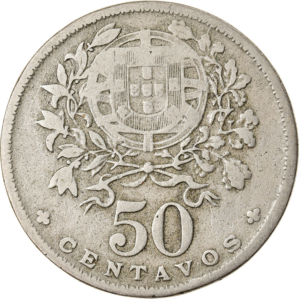 Münze, Portugal, 50 Centavos, 1929, S+, Copper-nickel, KM:577