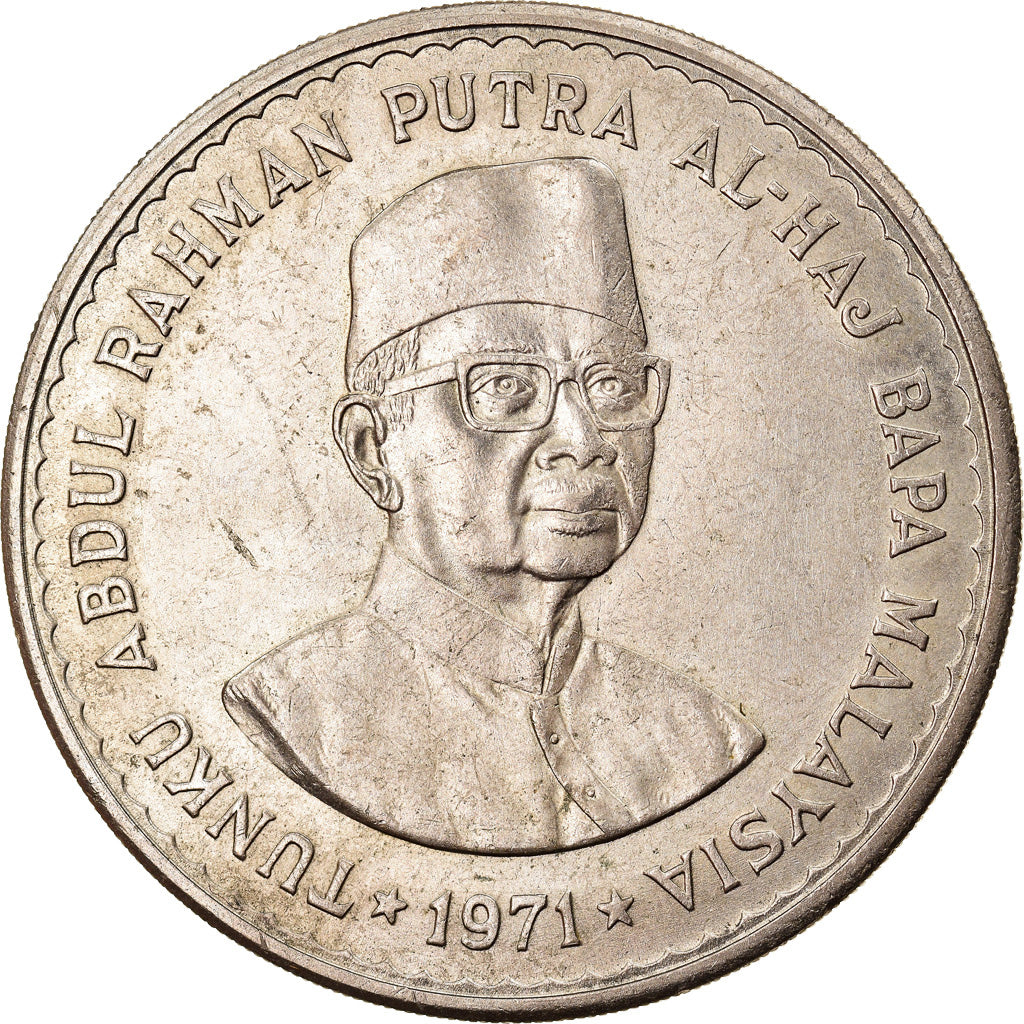 Monnaie, Malaysie, 5 Ringgit, 1971, TTB, Copper-nickel, KM:10