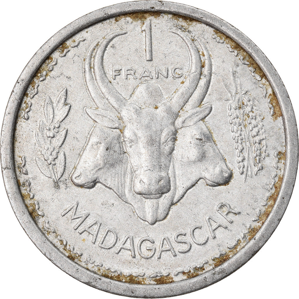 Coin, Madagascar, Franc, 1948, Paris, VF(30-35), Aluminum, KM:3