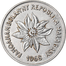 Moneta, Madagascar, 5 Francs, Ariary, 1968, Paris, BB, Acciaio inossidabile