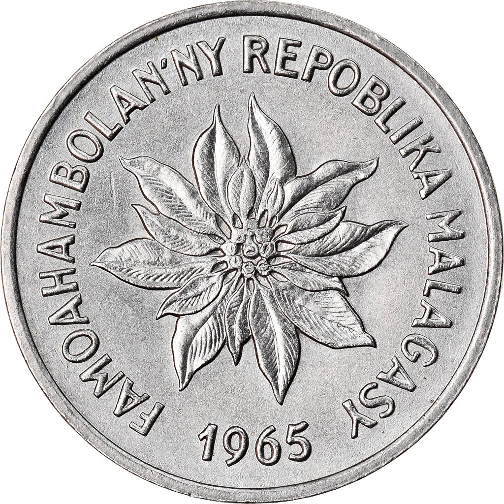 Monnaie, Madagascar, Franc, 1965, Paris, SUP, Stainless Steel, KM:8