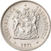 Munten, Zuid Afrika, 20 Cents, 1971, ZF, Nickel, KM:86