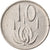 Moneda, Sudáfrica, 10 Cents, 1976, MBC, Níquel, KM:94