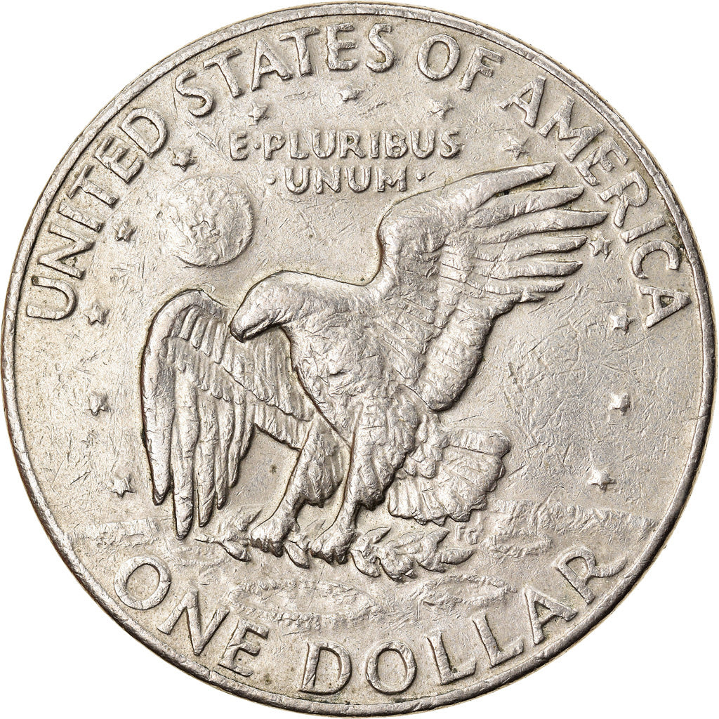 Coin, United States, Eisenhower Dollar, Dollar, 1974, U.S. Mint, Philadelphia