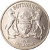 Coin, Botswana, 50 Thebe, 1976, British Royal Mint, AU(55-58), Copper-nickel