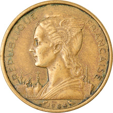 Coin, Comoros, 10 Francs, 1964, Paris, EF(40-45), Aluminum-Bronze, KM:7