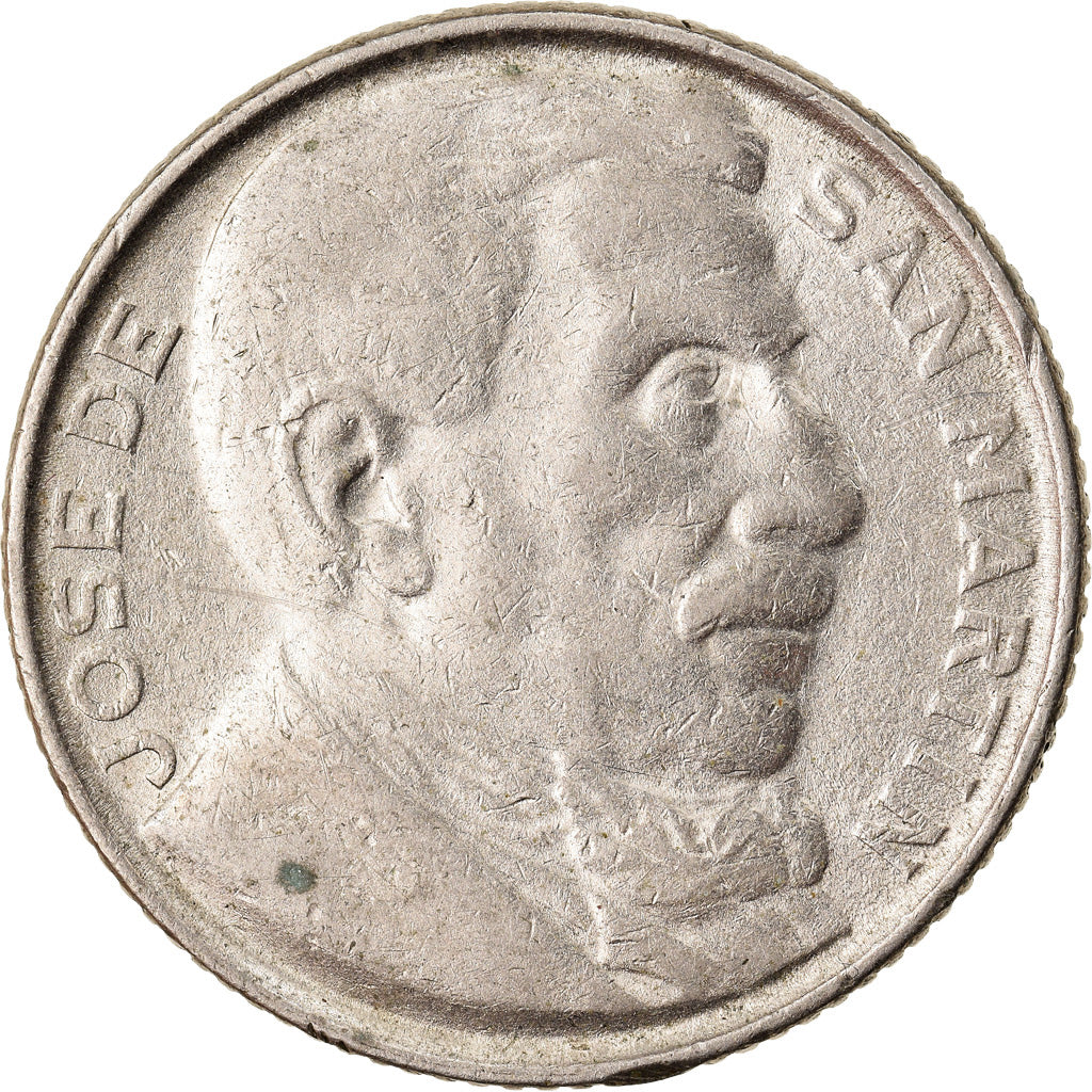 Coin, Argentina, 20 Centavos, 1950, EF(40-45), Copper-nickel, KM:45