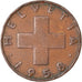 Monnaie, Suisse, 2 Rappen, 1958, Bern, TTB, Bronze, KM:47