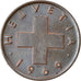 Coin, Switzerland, Rappen, 1969, Bern, AU(50-53), Bronze, KM:46