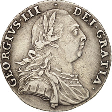 Great Britain, George III, Shilling, 1787, EF(40-45), Silver, KM:607.2