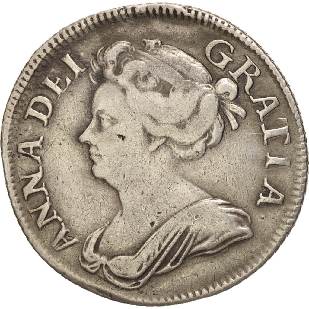 Great Britain, Anne, Shilling, 1708, VF(30-35), Silver, KM:523.4